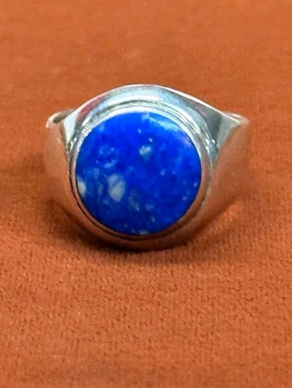 Sterling Silver Lapis Lazuli Ring SZ 7